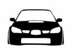 Subaru WRX STI Hawkeye Decal