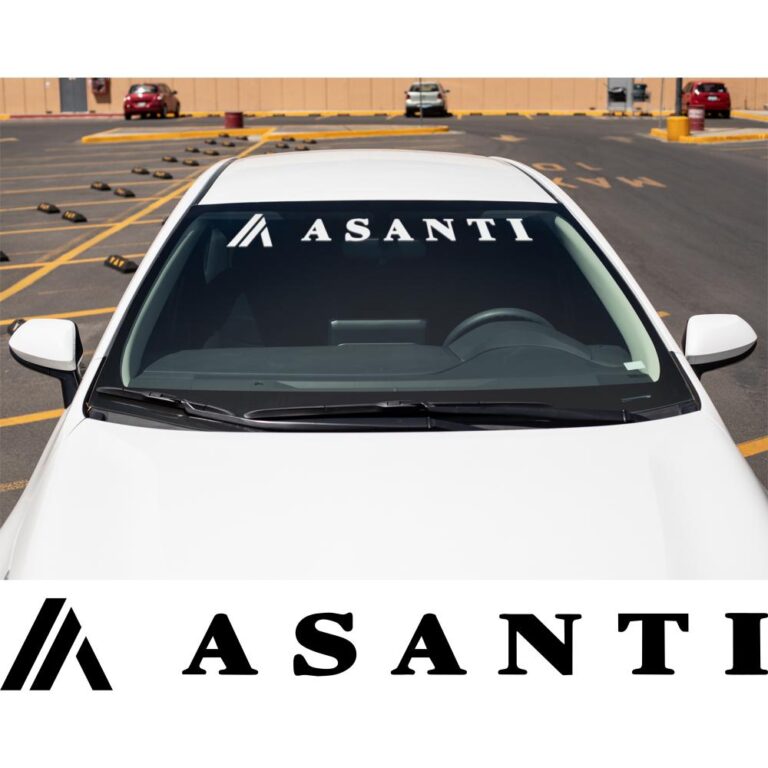 Asanti Windshield Banner