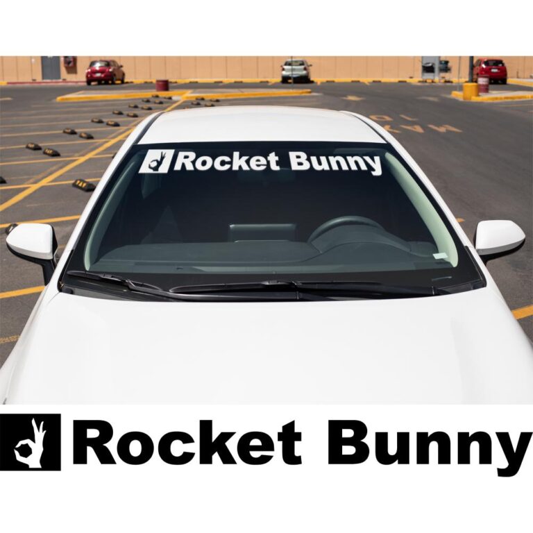 Rocket Bunny Windshield Banner