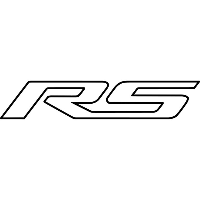 Chevy RS Outline Decal