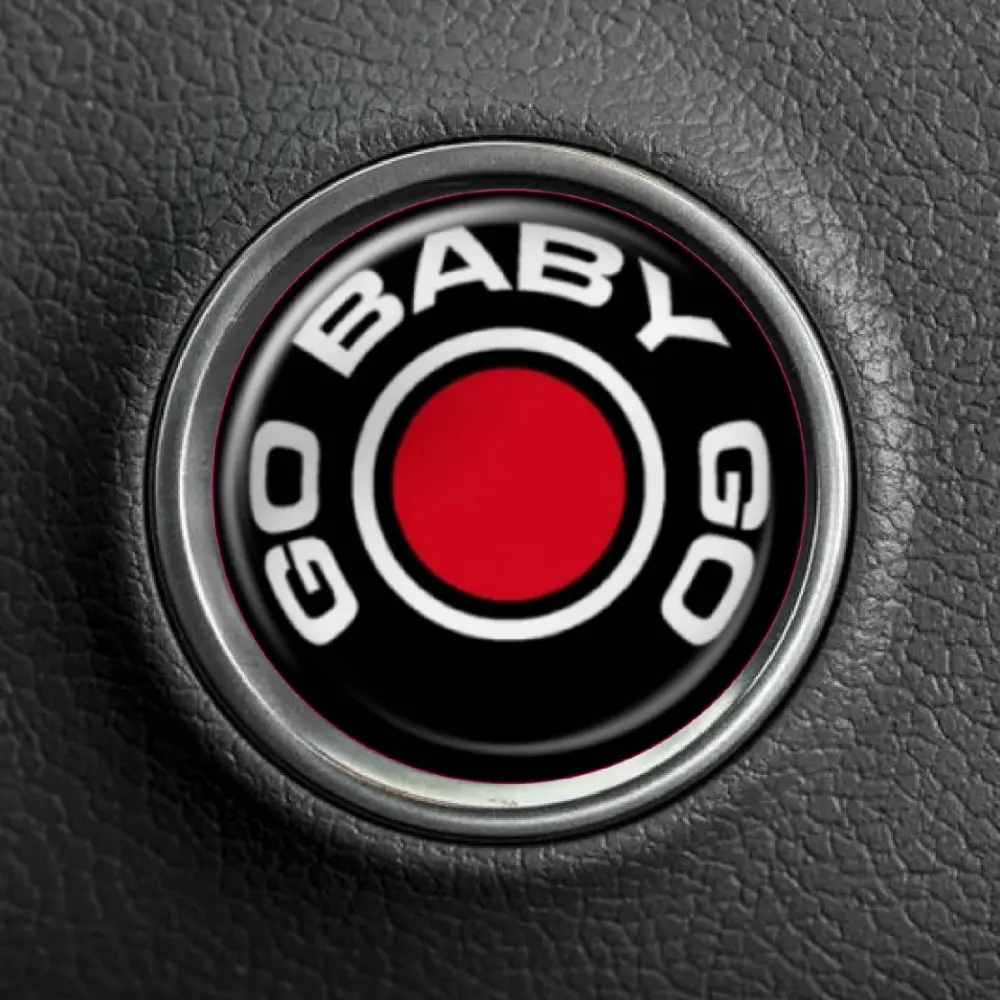 Go Baby Go Push To Start Button Overlay