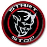 Dodge Demon Push To Start Button Overlay