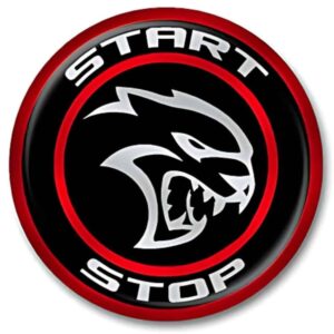 Hellcat Push To Start Button Overlay
