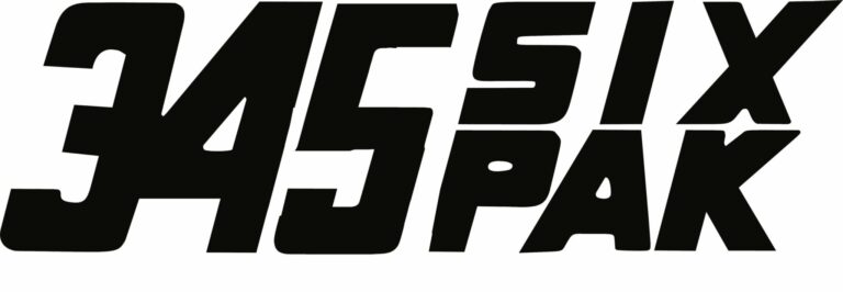 Dodge 345 Six Pak Decals (2) 11 Inch