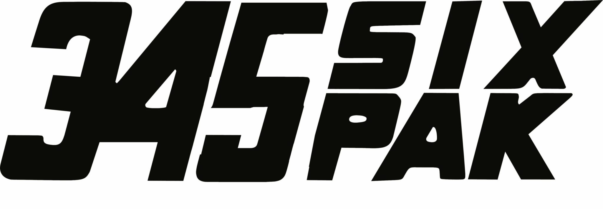 Dodge 345 Six Pak Decals (2) 11 Inch