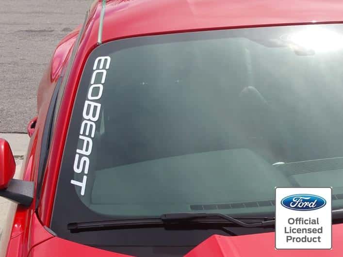 Ford Ecobeast Windshield Banner
