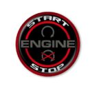 OEM Style 1 Push To Start Button Overlay
