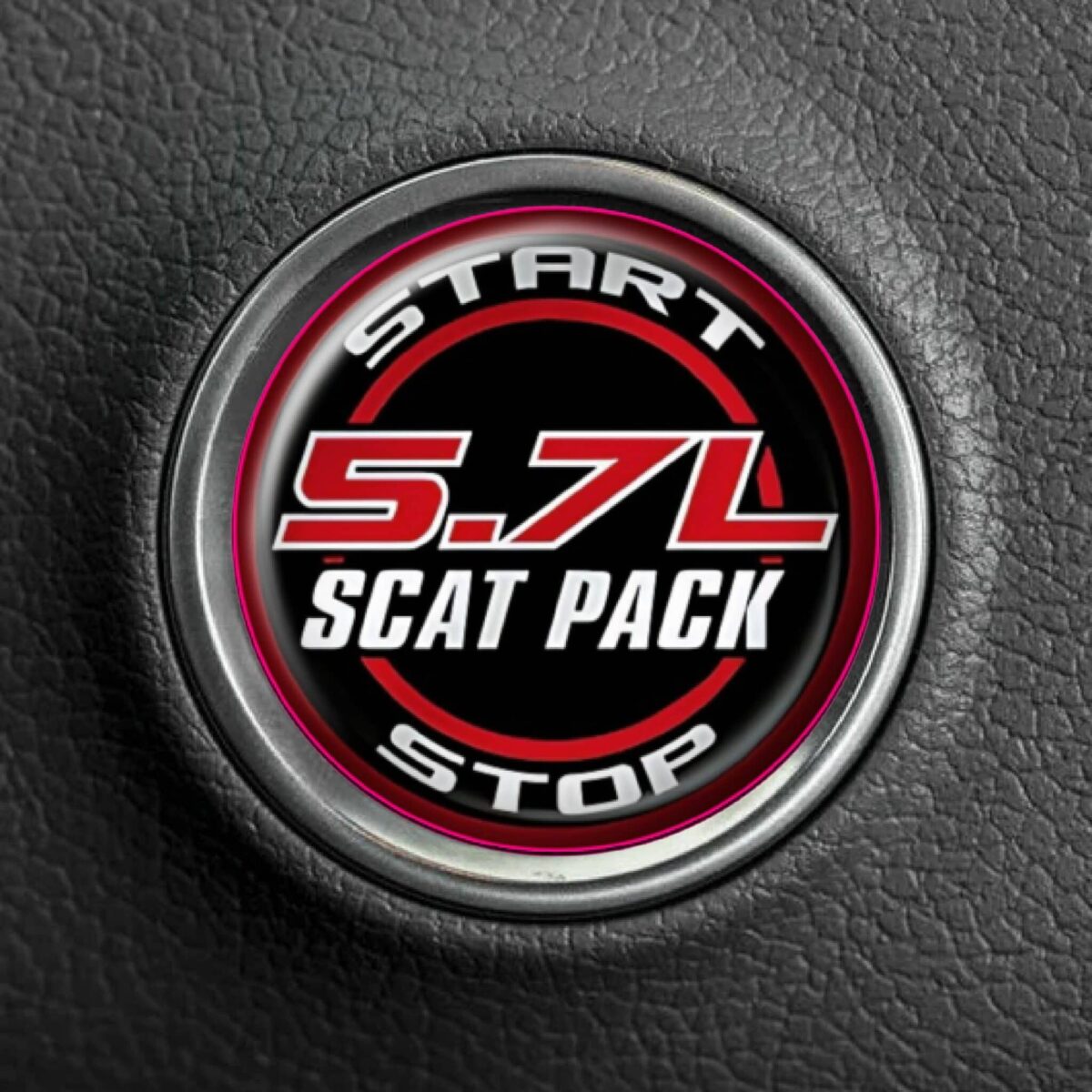5.7 Scat pack Push To Start Button Overlay