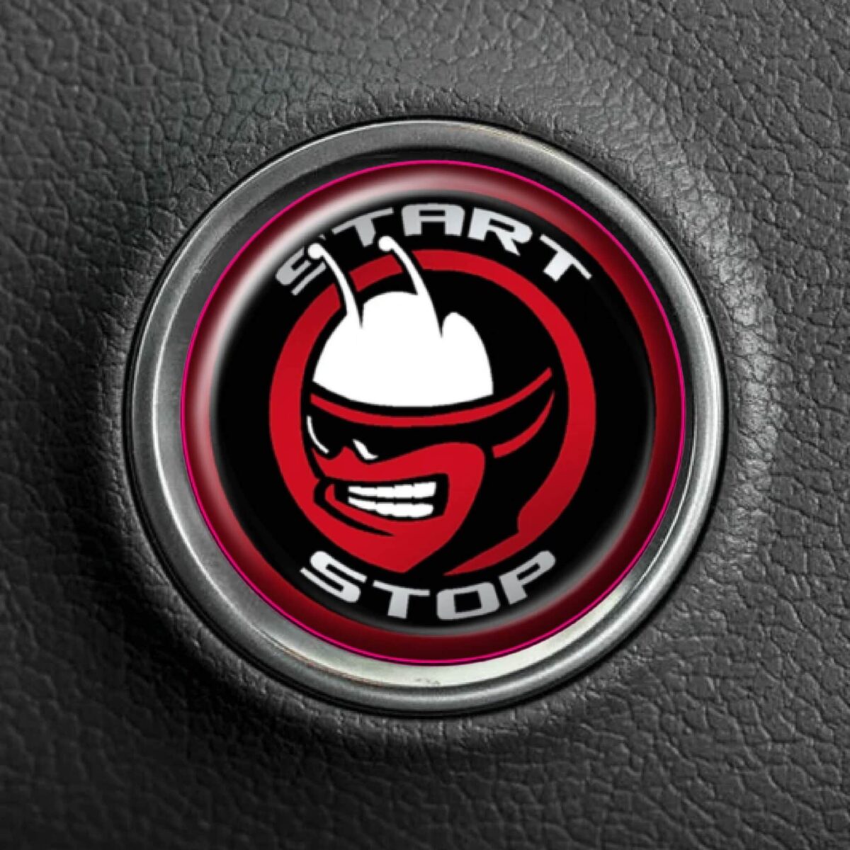 Scatpack Bad Bee Push To Start Button Overlay