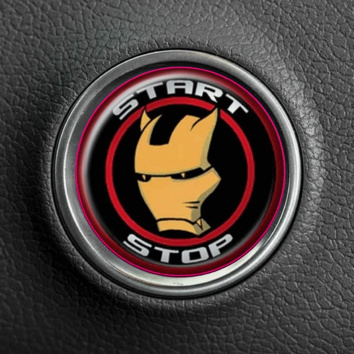 Iron Cat Push To Start Button Overlay