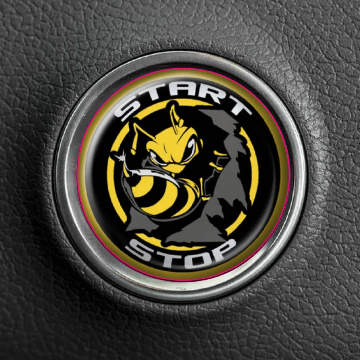 Killer Bee Push To Start Button Overlay