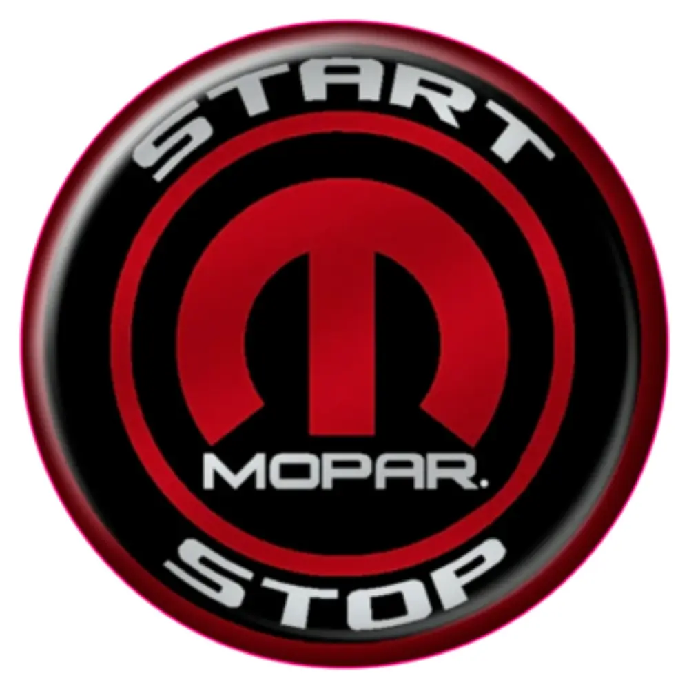 Mopar Push To Start Button Overlay