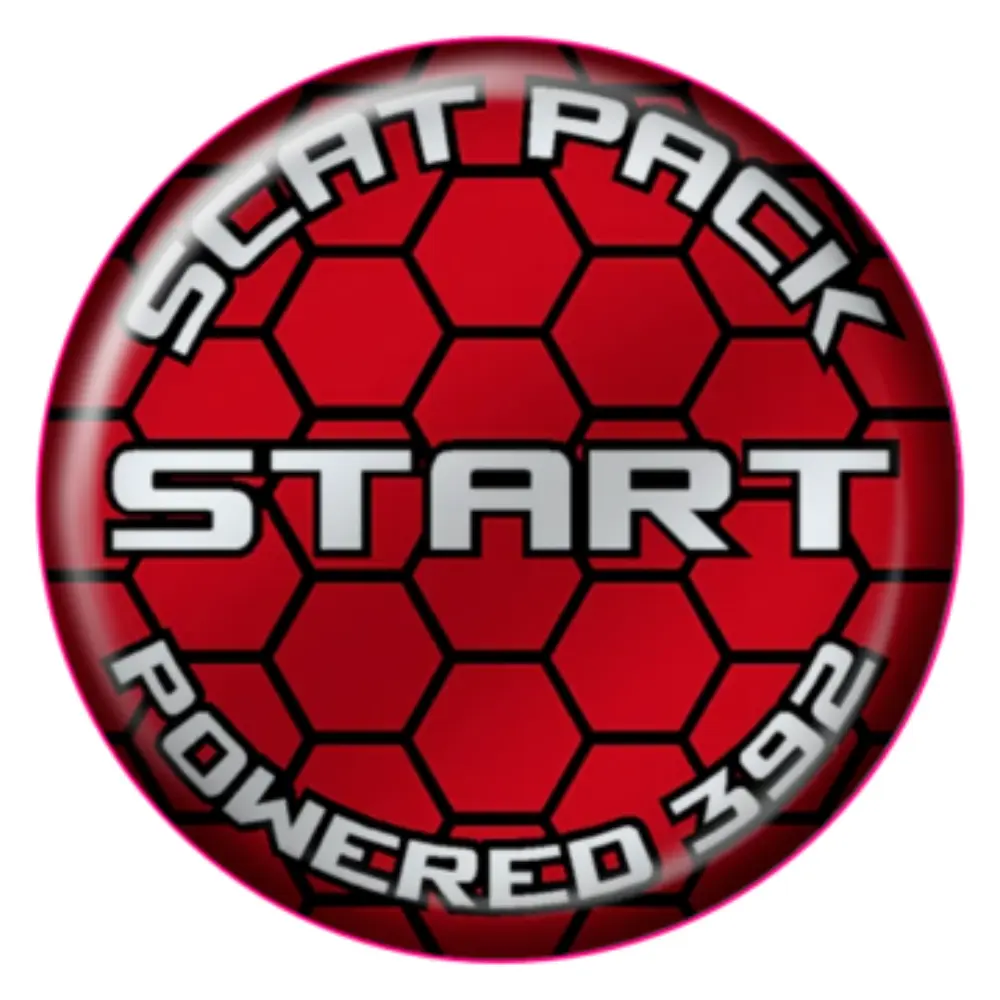 Scatpack Honeycomb Push To Start Button Overlay