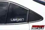 Velgen Wheels Decal