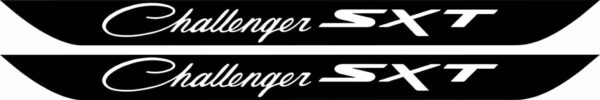 Challenger SXT Door Sill Decals