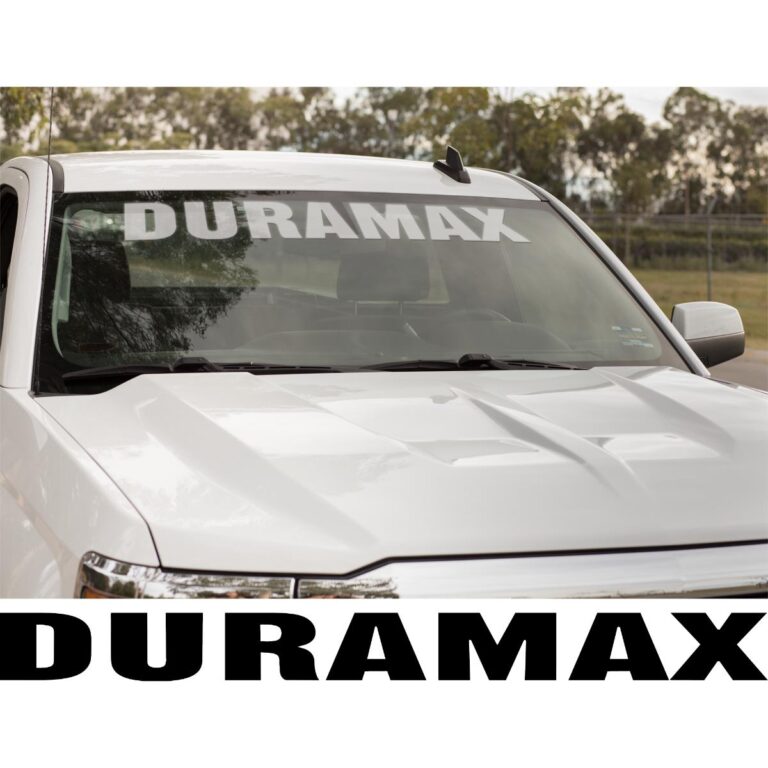 Duramax Windshield Banner