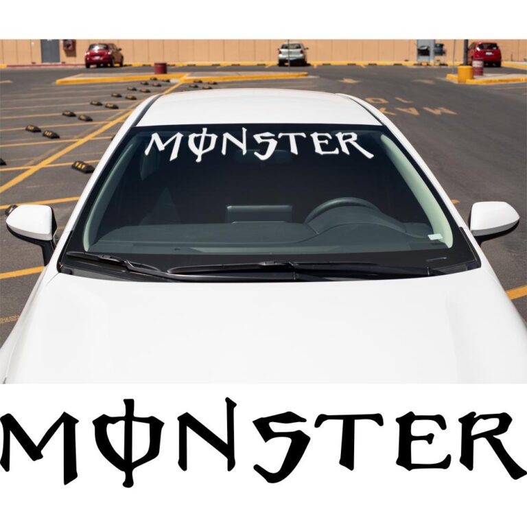 Monster Energy Windshield Banner