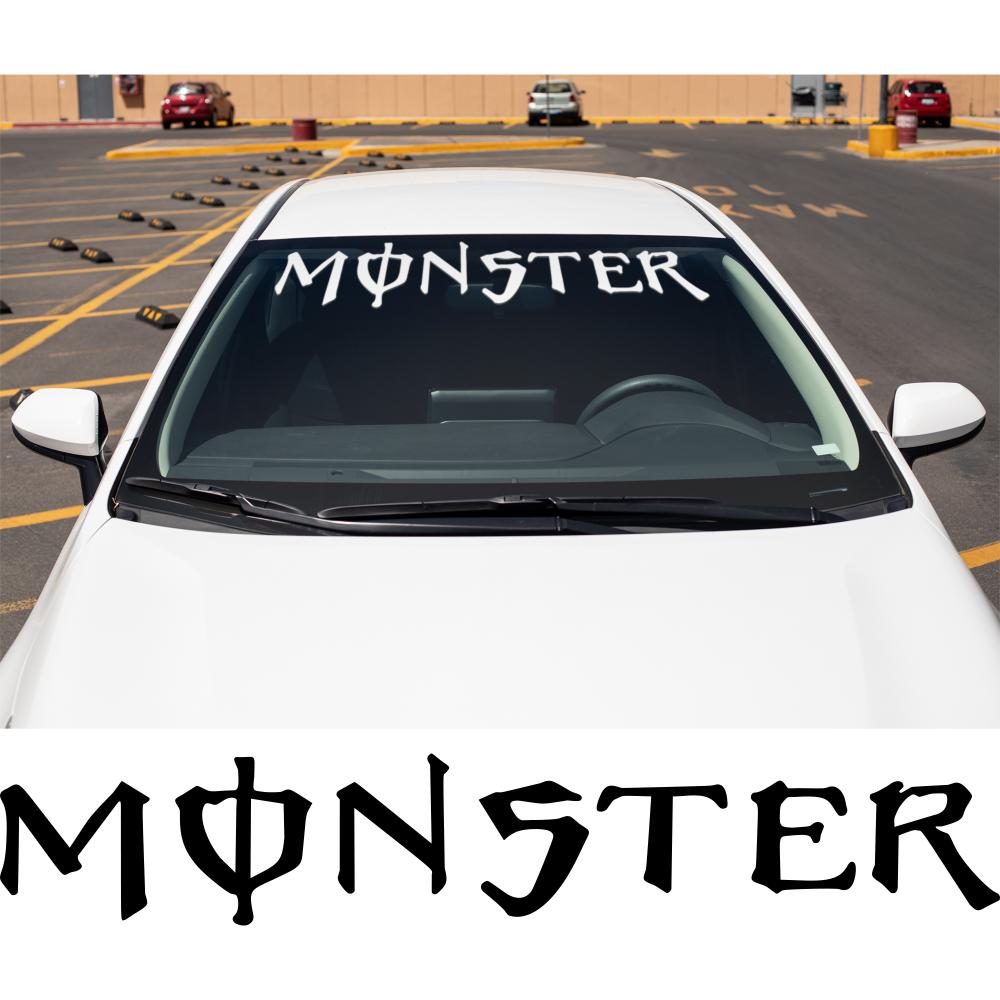 Monster Energy Windshield Banner