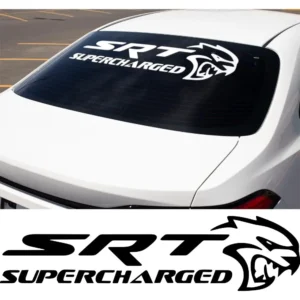 SRT Supercharged Hellcat Windshield Banner