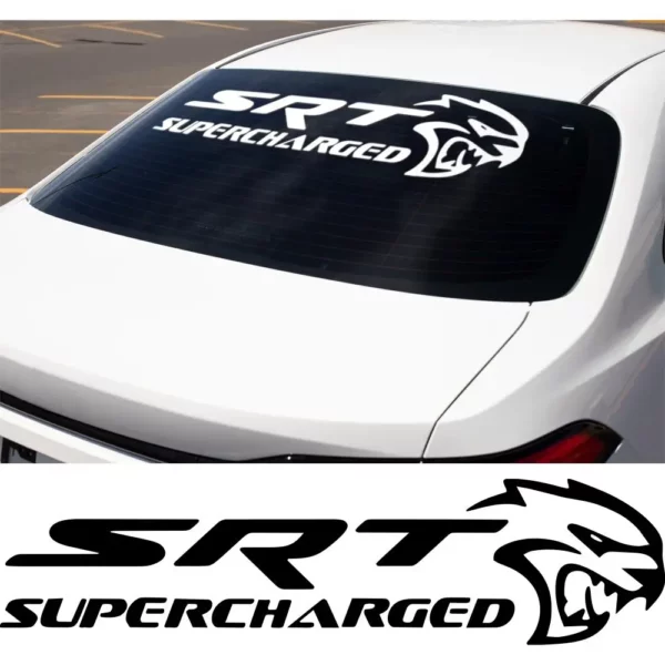 SRT Supercharged Hellcat Windshield Banner