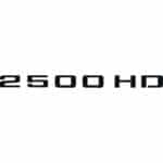 Chevy 2500 HD Decal