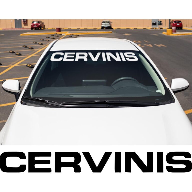 Cervinis Windshield Banner