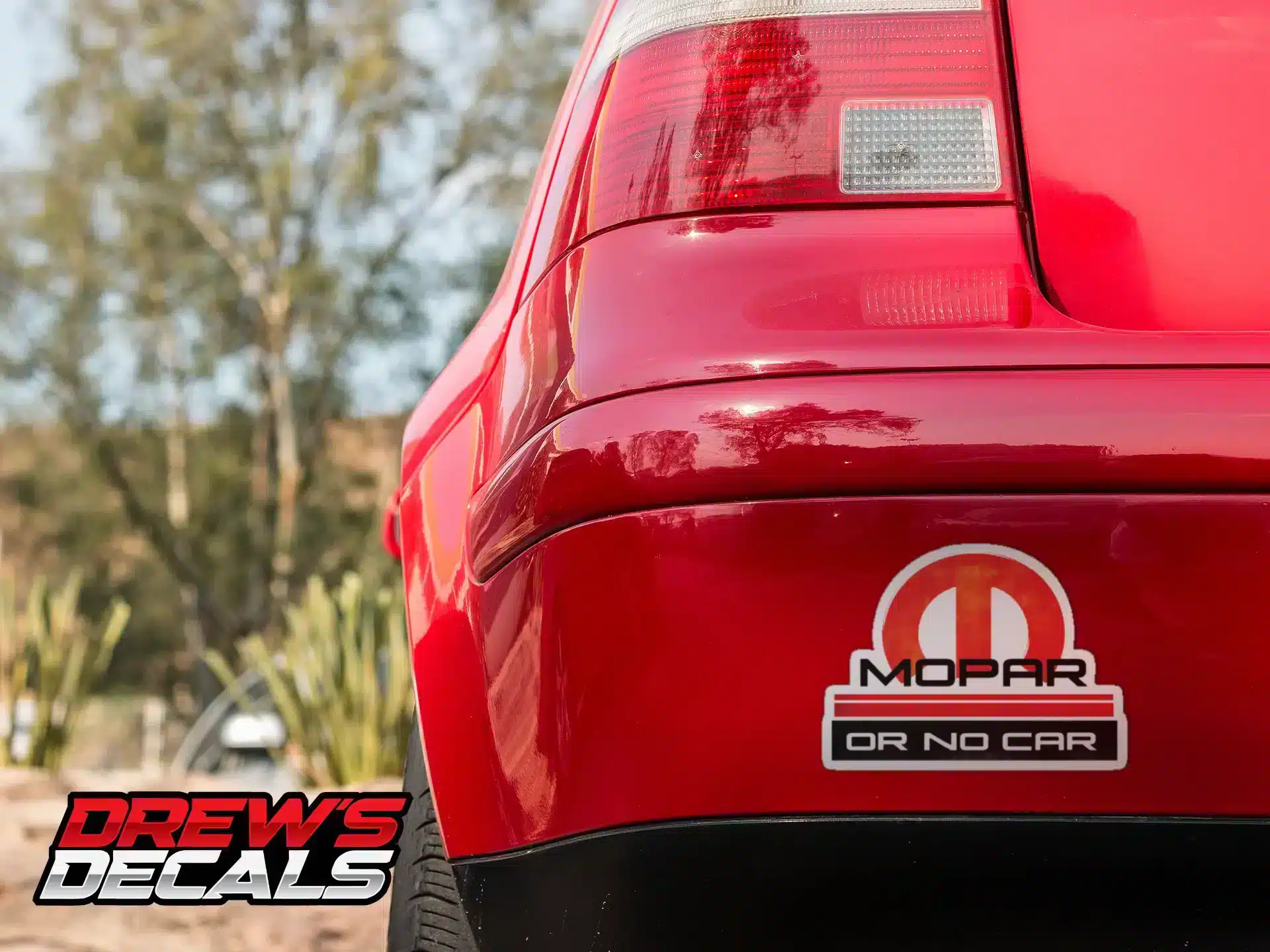 Mopar Or No Car Decal