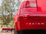 Raxiom Decal