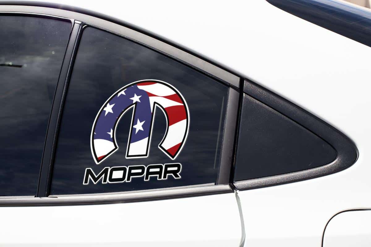 Mopar American Flag Decal