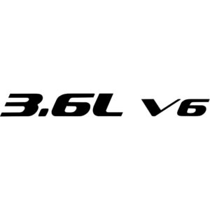 3.6L V6 Camaro Cadillac Decal