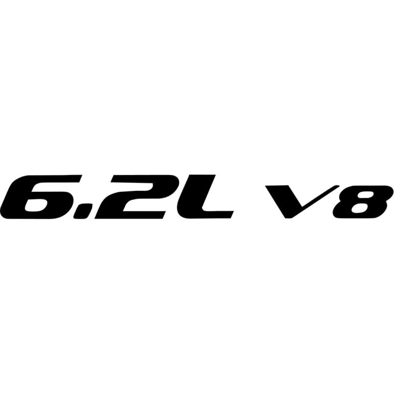 6.2L V8 Chevy Decal