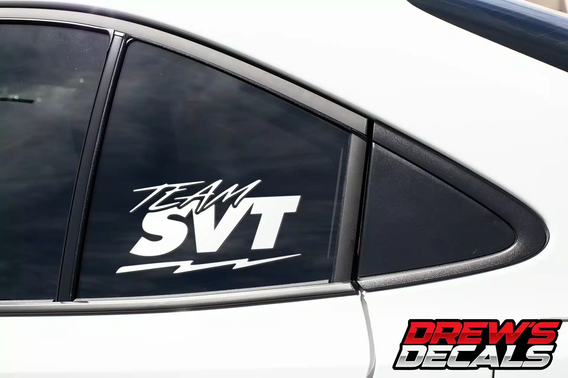 Ford Team SVT Decal