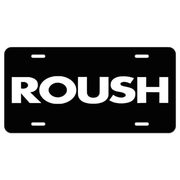 Roush Aluminum License Plate