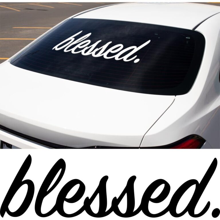 Blessed Windshield Banner