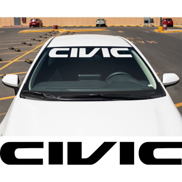 Honda Civic Windshield Banner