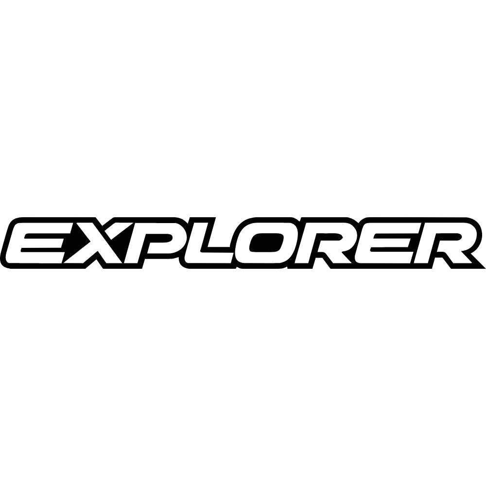 Ford Explorer Outline Decal