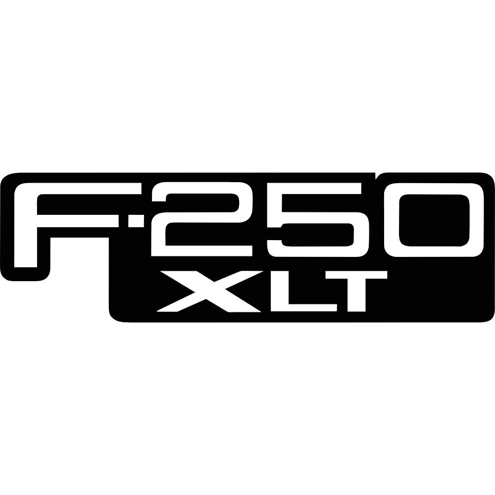 Ford F250 XLT Decal