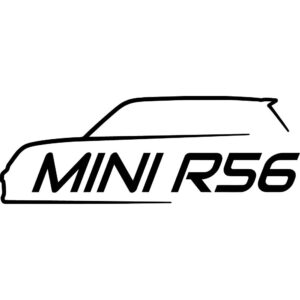 Mini Cooper R56 Silhouette Decal
