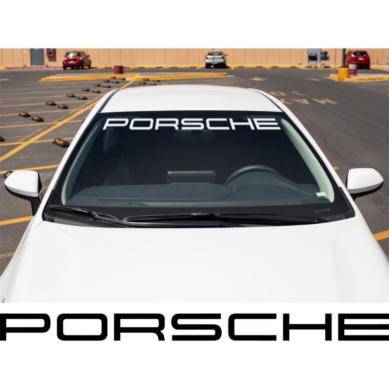Porsche Windshield Banner