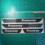 Dodge Charger Honeycomb Door Sill Decals