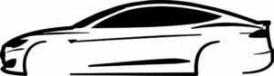 Tesla Model S - 1st Gen Silhouette Decal