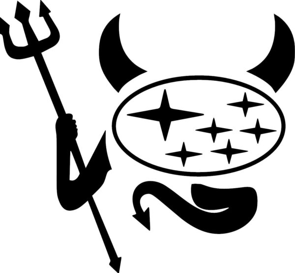 Subaru Devil Decal