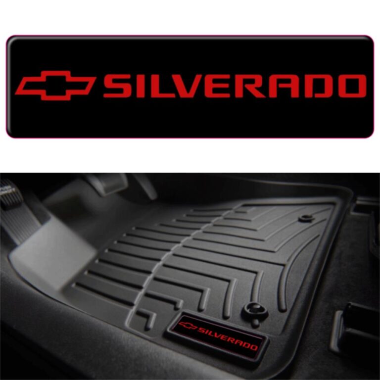 Chevy Silverado WeatherTech Floor Mat Badge