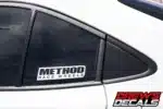 Method Race Wheels Decal
