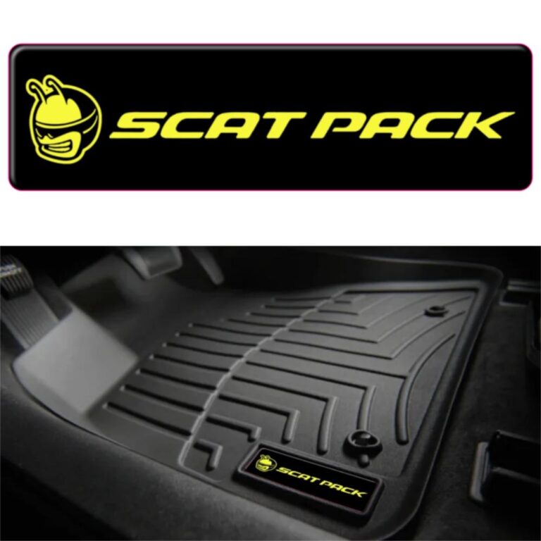 Dodge Scat Pack WeatherTech Floor Mat Badge
