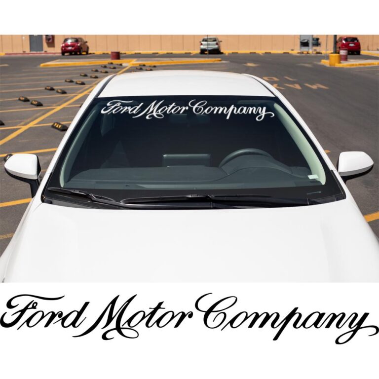 Ford Motor Company Windshield Banner