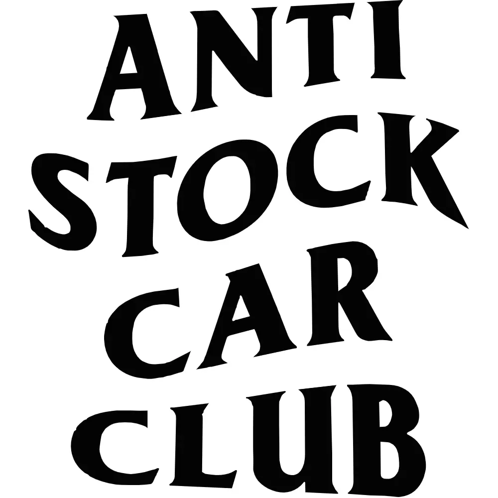 Anti Stock Car Club Decal