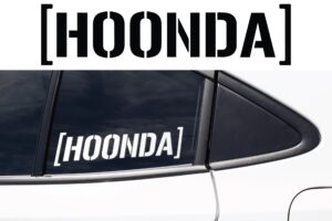 Hoonda Honda Decal