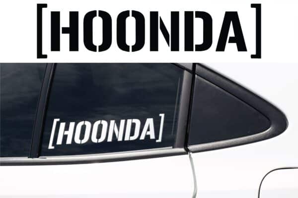 Hoonda Honda Decal