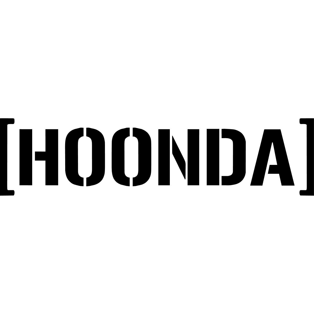 Hoonda Honda Decal